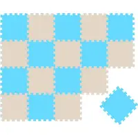 LittleTom Van dag Één: 18-delige Baby Puzzel Speelmat - 30x30 EVA Schuim Kruipmat Vloermat Speeltapijt Kind
