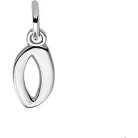 The Jewelry Collection Zilveren Hanger letter O 1002777