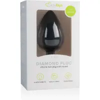 EasyToys Diamond Plug Groot - Zwart