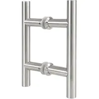 AMIG Set deurgrepen T-vorm 200x25 HoH 94 mm rvs