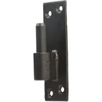 AMIG Plaatduim recht 14-28 mm zwart