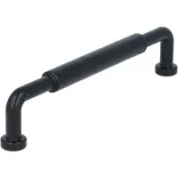 Online Deurbeslagshop Meubelgreep FLO 128 mm zamak zwart