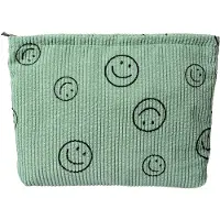 Juleeze Toilettas Dames 27x5x17 cm Groen Katoen smile