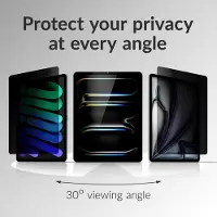 Mobilize Screenprotector geschikt voor Apple iPad 8 (2020) Glazen | Screenprotector Privacy - Case Friendly - Zwart