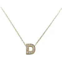 Christian Gouden ketting met d zirkonia hanger