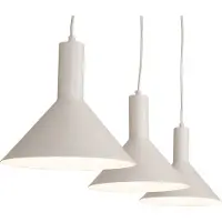 Lumidora Hanglamp 75144 - MURANO - 3 Lichts - E27 - Wit - Metaal