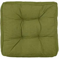 In the Mood Paddy Matras Kussen - 47 x 47 x 10 cm - Groen