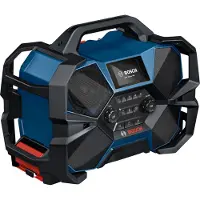 Bosch Professional GPB 18VH-6 SRC Bouwradio FM, DAB+ AUX, DAB+, FM, Bluetooth Acculaadfunctie, Powerbankfunctie, Stofdicht, Spatwaterbestendig Meerdere kleuren