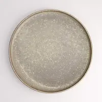 Tokyo Design Studio – Rond Bord met Rand – Grijs – 26,5x3cm