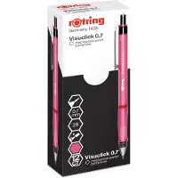 Rotring Visuclick-vulpotlood | 0,7 mm | 2B-stift | Felroze behuizing | 1 stuk
