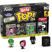 Funko POP! Bitty POP! - Two-Face, Batman, The Riddler & Mystery POP! van DC Batman