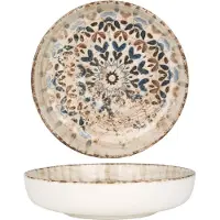 RINART Diepbord aztec porselein 17 cm (410cc) set van 6