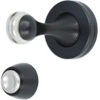 AMIG magnetische deurstopper Ø45x75mm zwart