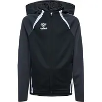Hummel Sportief sweatvest 'Ead 2.0' donkergrijs / zwart / wit