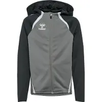 Hummel Sportief sweatvest 'Ead 2.0' grijs / donkergrijs / offwhite