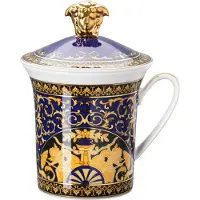 Versace Mok met Deksel Blauw 0,35 L