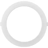 Braytron LED Paneel Slim Inbouwspot Encastré- Ronde- Wit -18W -3000K Warm licht