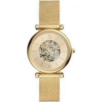 Fossil Analoog horloge goud / zilver / wit