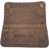 Oi Hunter bruine lederen shagzak / originele shagetui / ouderwetse tabaksbuidel / leren tabakzak / etui voor shagbuil / bruin leer / 336H