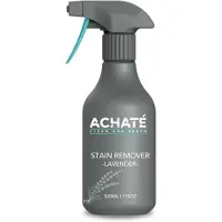 Achaté Vlekkenreiniger Spray – Tapijtreiniger Vloeistof & Tapijtreiniger Middel – Vlekverwijderaar voor Tapijt, Bank & Textiel – Bank Reiniger Spray – Verwijdert Vlekken & Geuren – Lavendel – 500ml