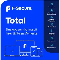 F-SECURE Total + Data Recovery [5 apparaten - 1 jaar] [Volledige versie].