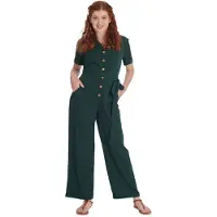 Banned - Pleased As Punch Jumpsuit - 2XL - Groen