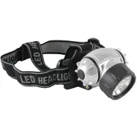 Redcliffs Hoofdlamp | (7 leds, 3 lichtmodi, Batterijen)