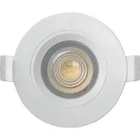 Braytron -Plafondspots- LED Inbouwspots - Badkamer - Spotjes Verlichting-Ronde -Wit - 7W- IP54 - 3in1 CCT (3000K / 4000K / 6500K)