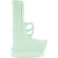House Vitamin Vase gun ceramics mint green 15x9x23cm