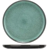 COSY&TRENDY Cosy & Trendy Ontbijtborden Lerida Meadow Groen - 4 Stuks Ø 20,5 cm - Porselein - Vaatwasser-, Magnetron- & Ovenbestendig
