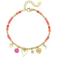 Yehwang Armband zomer glimlach - Moederdag - Cadeau - Kralen - Kleur
