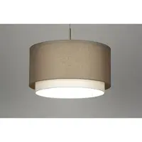 Lumidora Hanglamp 30140 - BERLIN - E27 - Taupe - Textiel - ⌀ 47 cm
