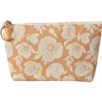 Clayre & Eef Toilettas Dames 21x5x13 cm Beige Synthetisch Bloemen