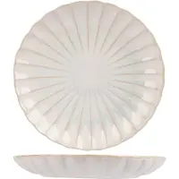 COSY&TRENDY Cosy & Trendy Ontbijtborden Astera Pure Wit - 4 Stuks ø 21 cm - Aardewerk - Vaatwasser-, Magnetron- & Ovenbestendig