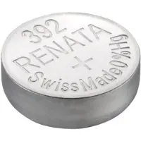 Renata 392 / SR41W zilveroxide knoopcel horlogebatterij 2 (twee) stuks