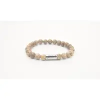 Josh -9313-Armband-Taupe-Heren-20,5cm