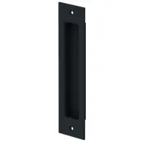 Online Deurbeslagshop Schuifdeurkom rechthoek 203x54mm mat zwart