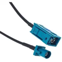 Universal Fakra Z compact (m) - Fakra Z (v) antenne verlengkabel | RG174 | 50 Ohm | 10 meter