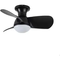 CristalRecord Plafondventilator Epona Mini Ø 64 cm zwart