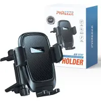 Phreeze Telefoonhouder Ventilatierooster - Magnetisch - 360 Graden Draaibaar - Verstelbaar - Geschikt voor Mercedes - Universeel - Zwart