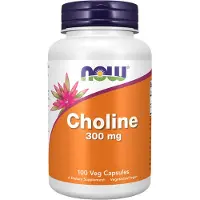 Now - Choline 300 mg Veg Capsules (100 Veg Capsules)