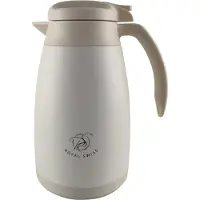 ROYAL SWISS - isoleerkan 2L - thermoskan - RVS - Beige - Koffie - Water - Voor warme en koude dranken