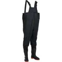 vidaXL Waadpak met laarzen maat 45 zwart