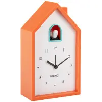 Karlsson Wekker Modern Cuckoo - Helderoranje - 6x12x20cm - Scandinavisch