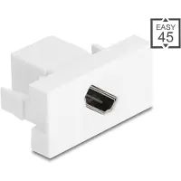 DeLOCK Easy 45 Module HDMI female to female diagonal 8K 60 Hz white