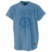 G-Star T-shirt blauw Meisjes Katoen Ronde hals Logo - maat 164