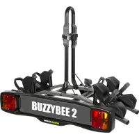 BUZZRACK BuzzyBee 2 Trekhaak Fietsdrager 7 Pinnen - 2 Fietsen Zwart