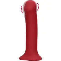 Loveline - Gladde Vibrator met Eikel en Zuignap - Large