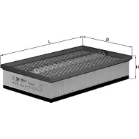MAHLE ORIGINAL LX 518 Luchtfilter