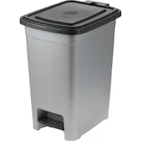 Keeeper 1031416000000, prullenbak "Olaf", 25 liter, PP, lichtzilver